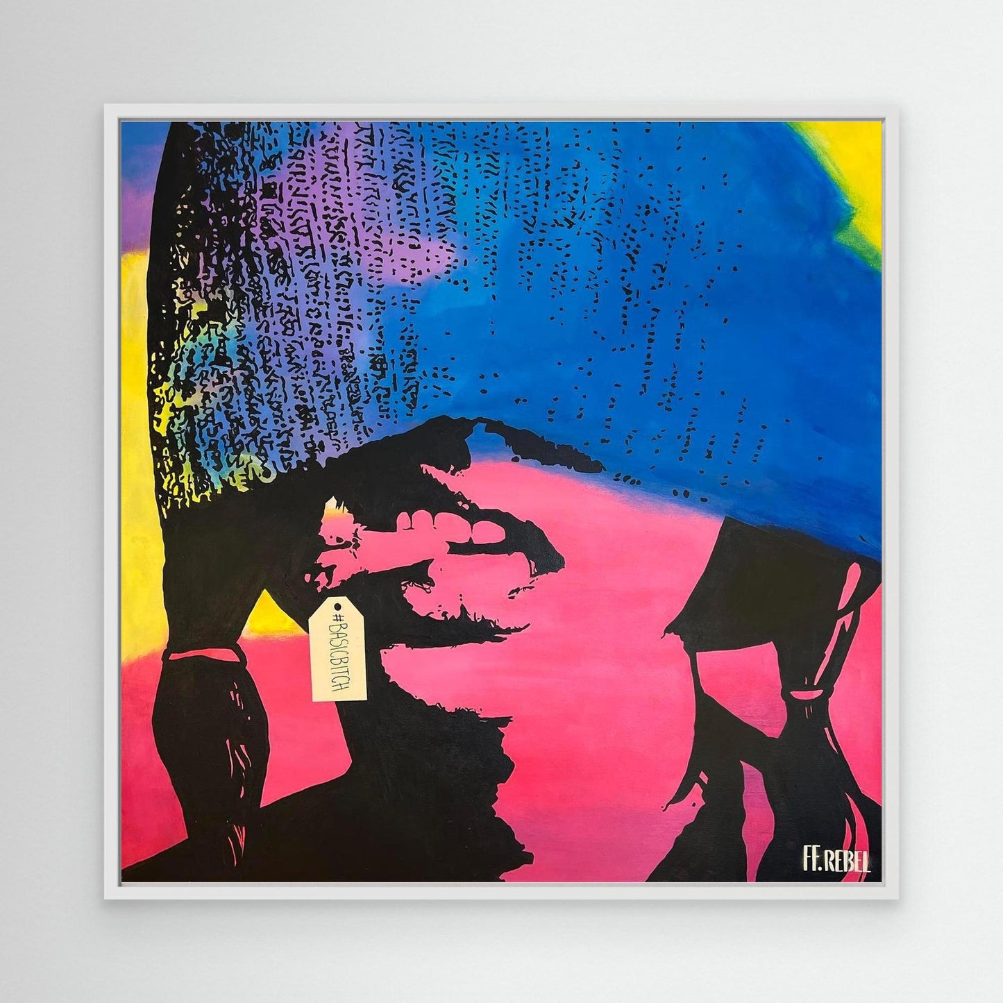 Canvas Print: "Basic Bitch"