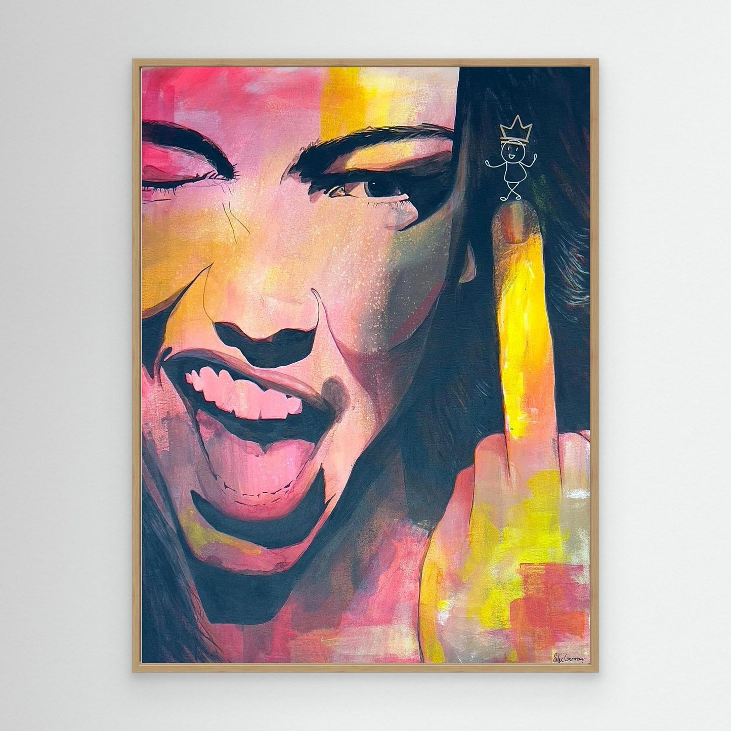 Canvas Print: "F*** You"