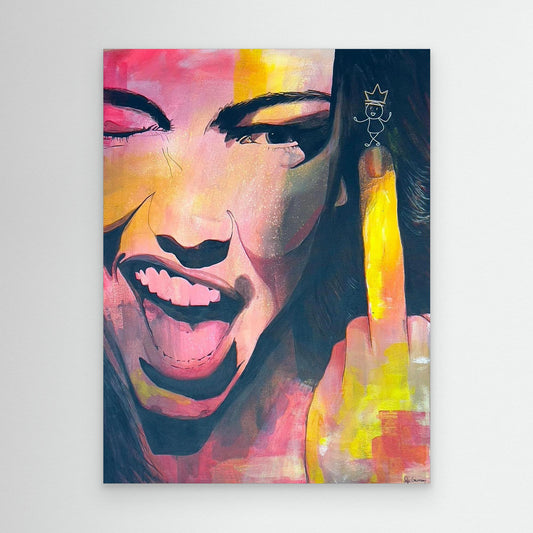 Canvas Print: "F*** You"