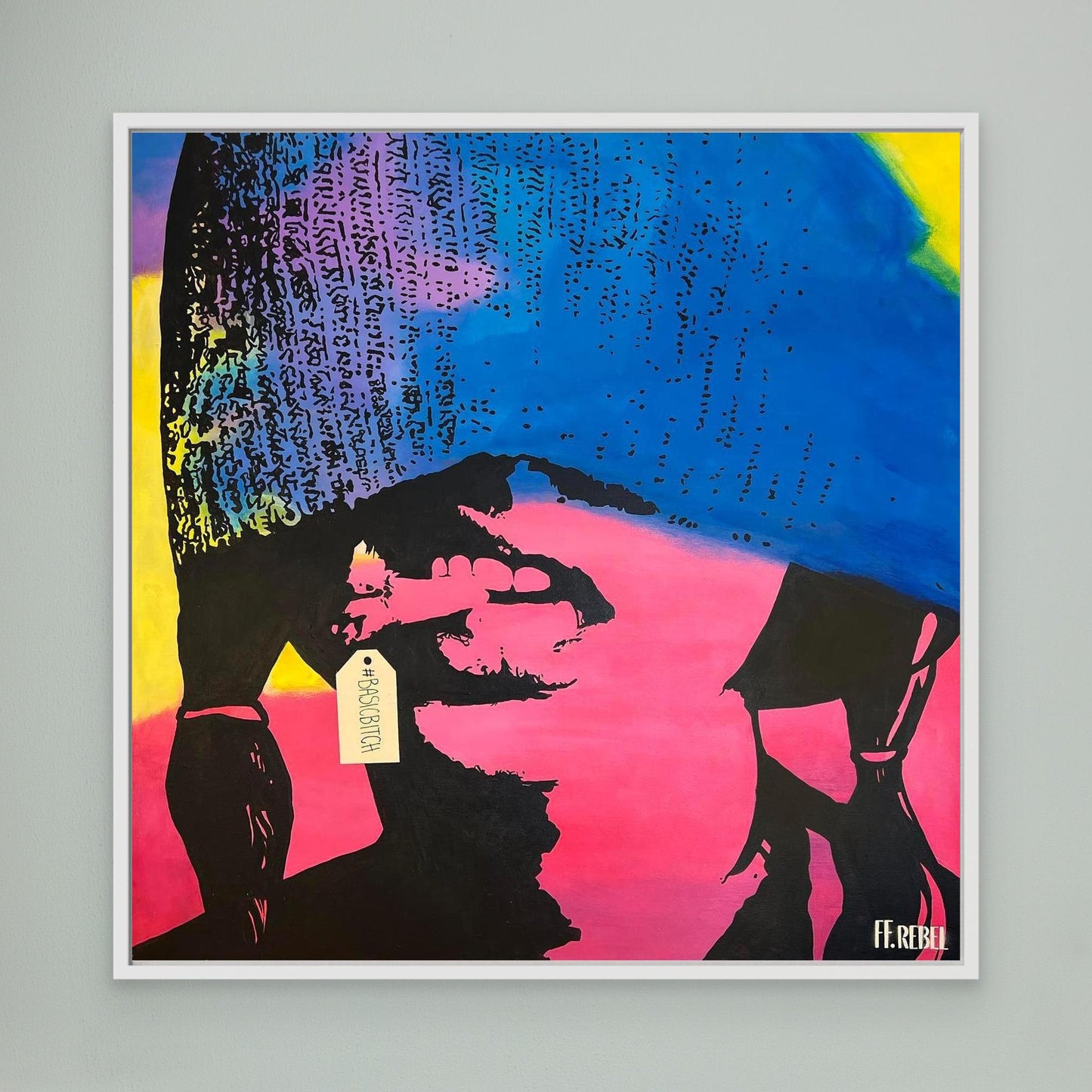 Canvas Print: "Basic Bitch"