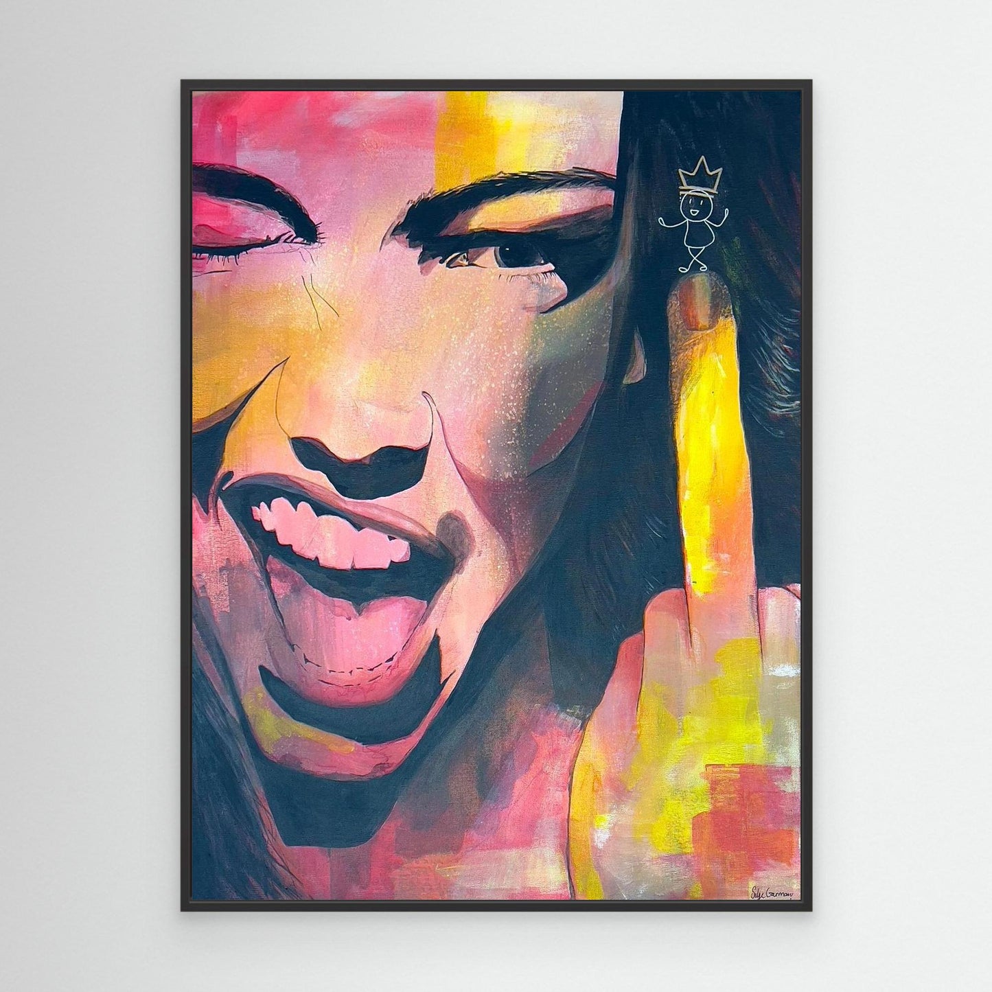 Canvas Print: "F*** You"