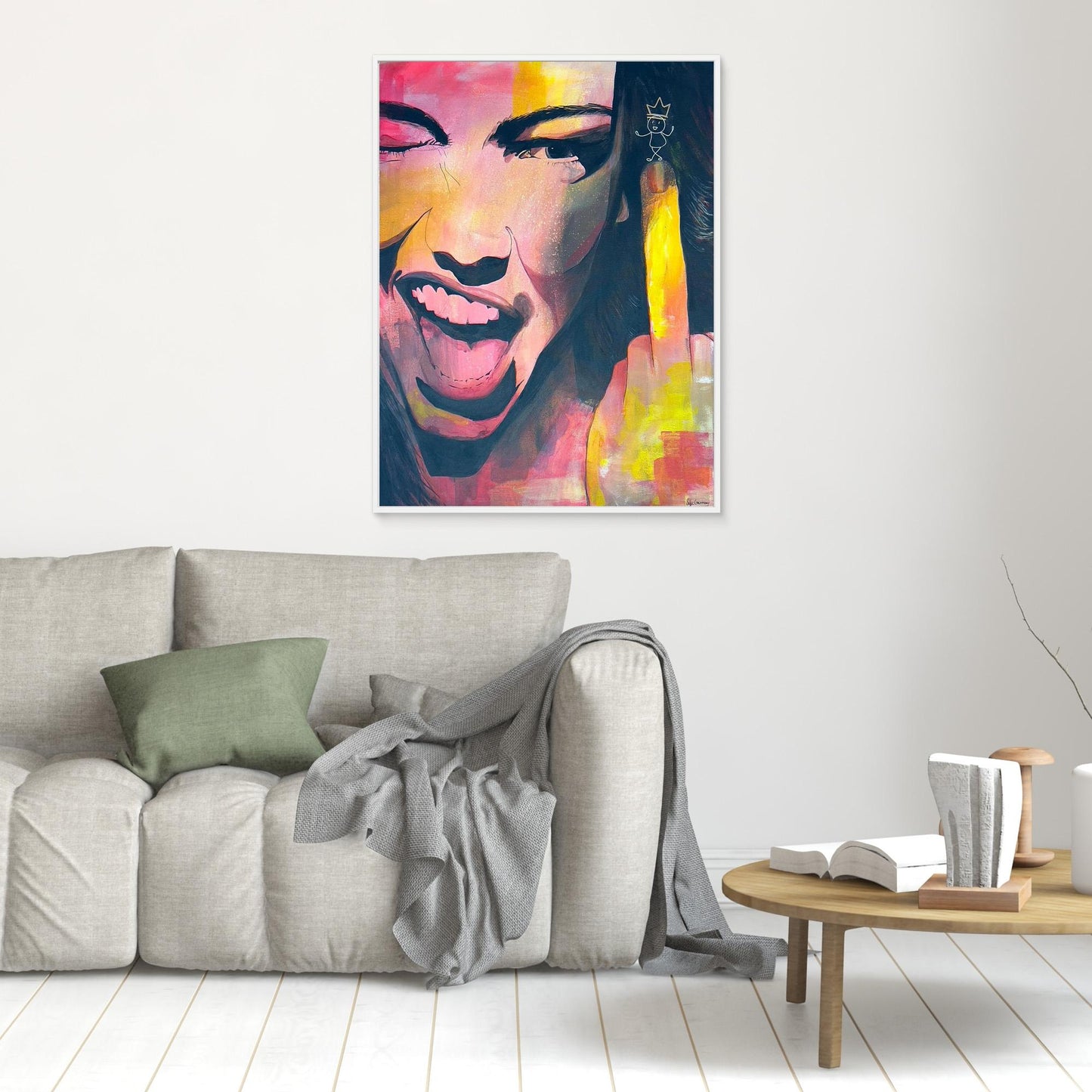 Canvas Print: "F*** You"