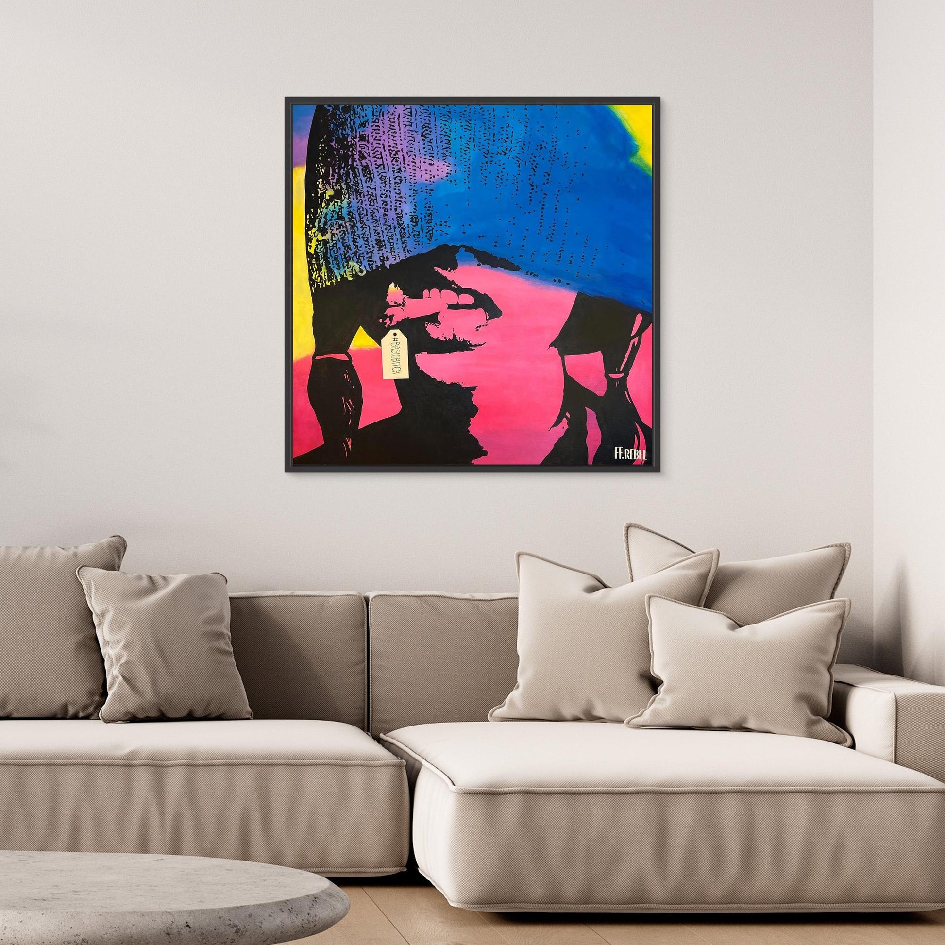 Canvas Print: "Basic Bitch"