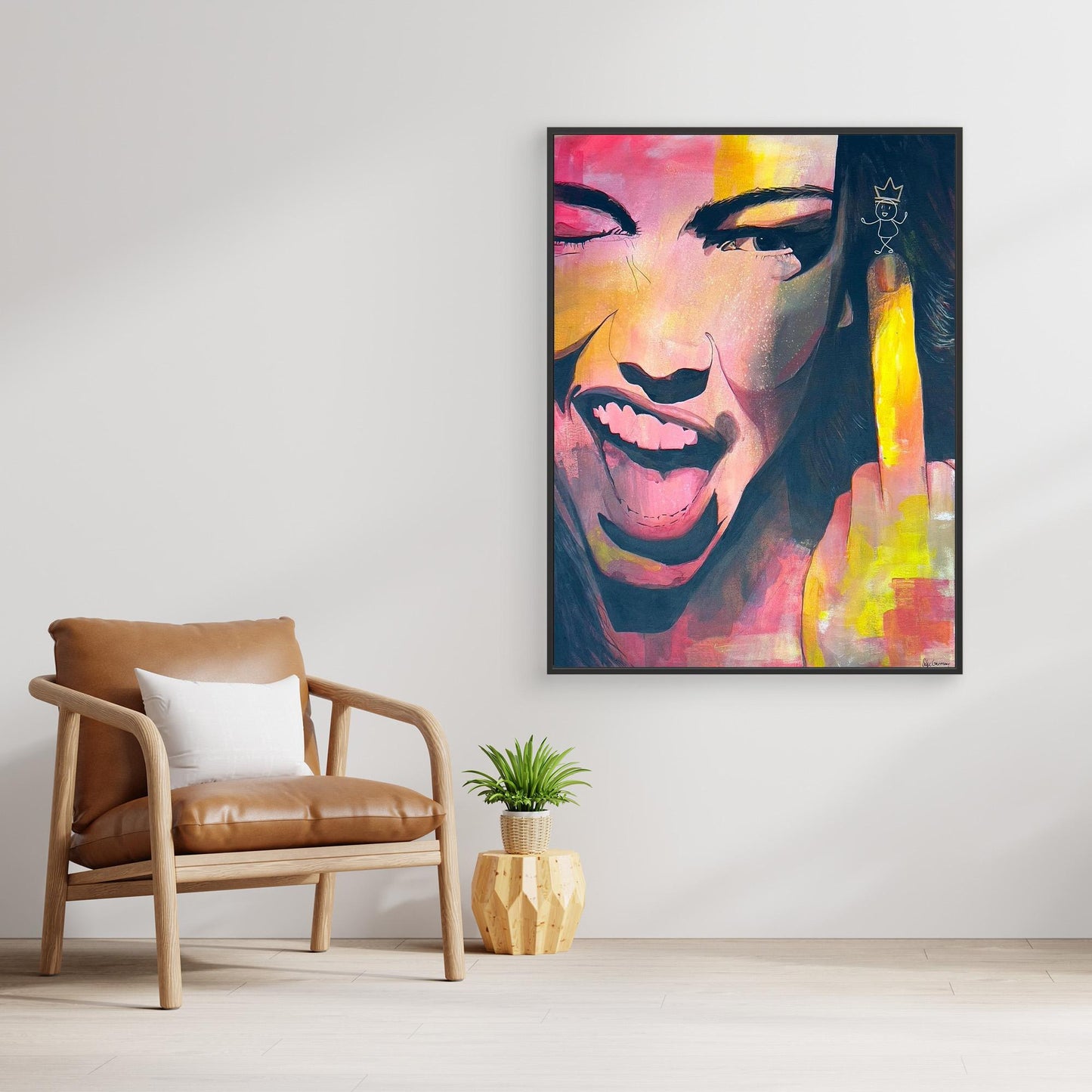 Canvas Print: "F*** You"
