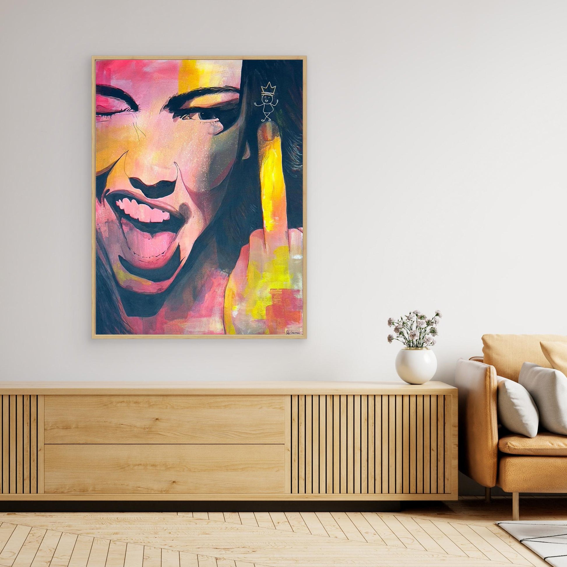 Canvas Print: "F*** You"
