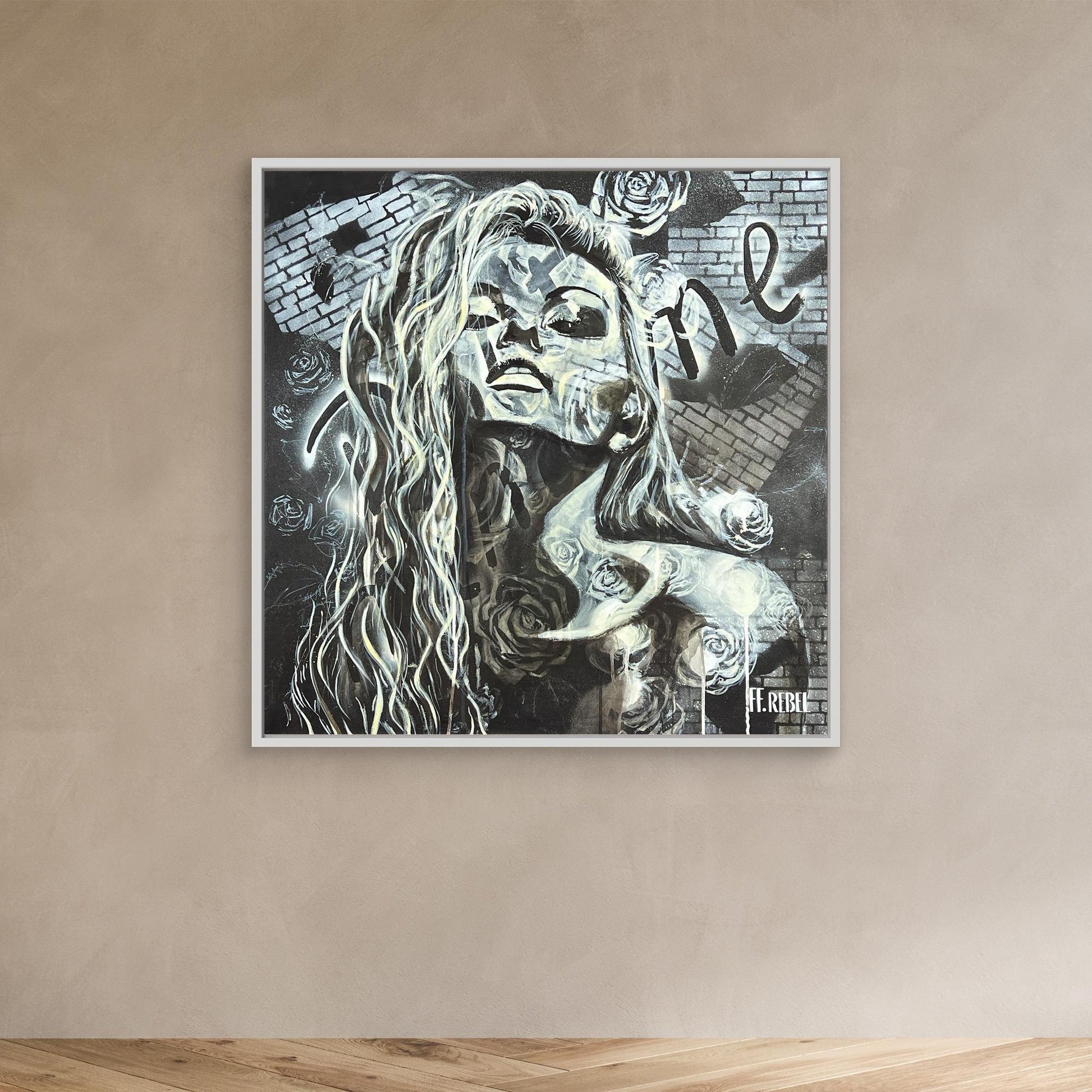 Feminist canvas wall art with bold expression, modern and unapologetic design