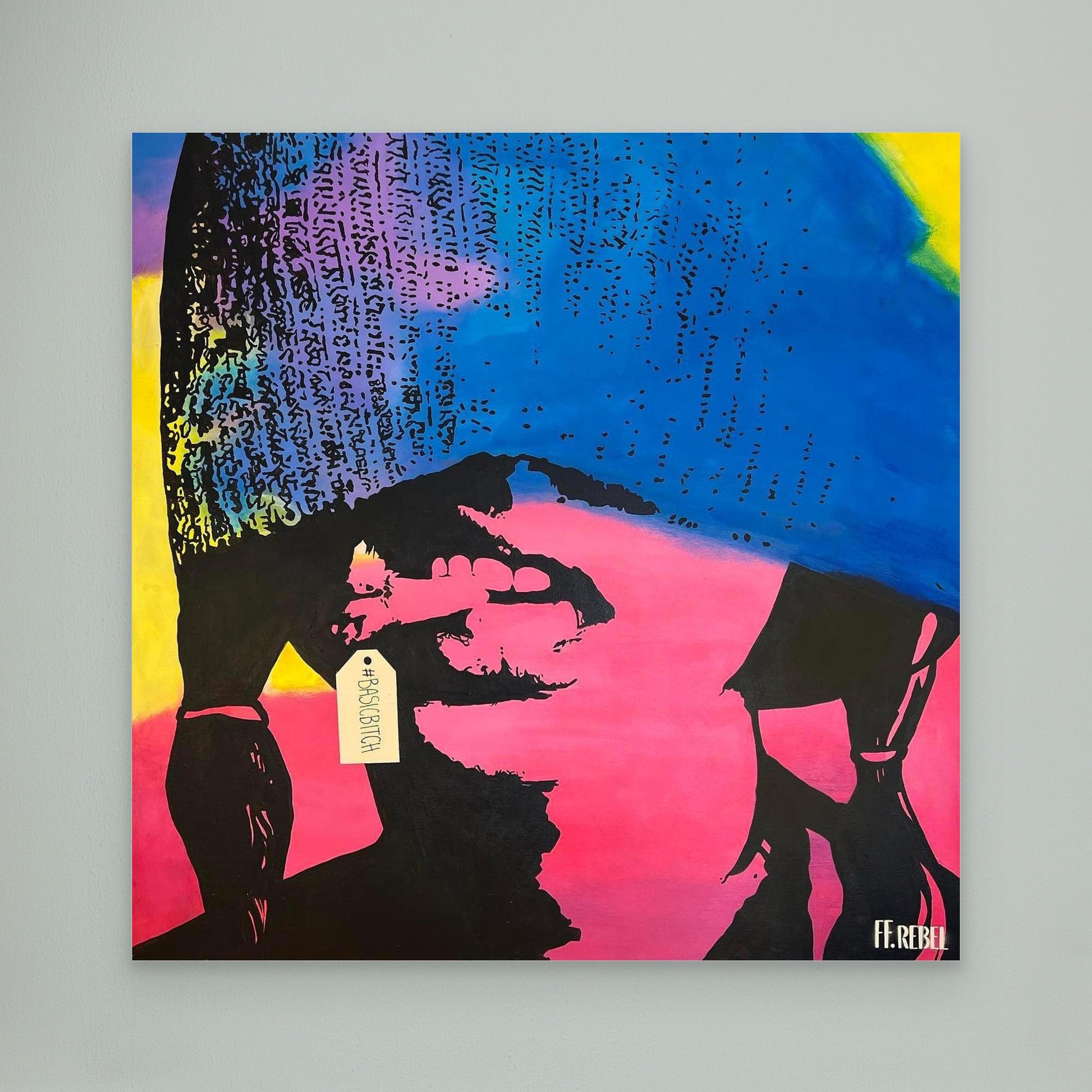 Canvas Print: "Basic Bitch"