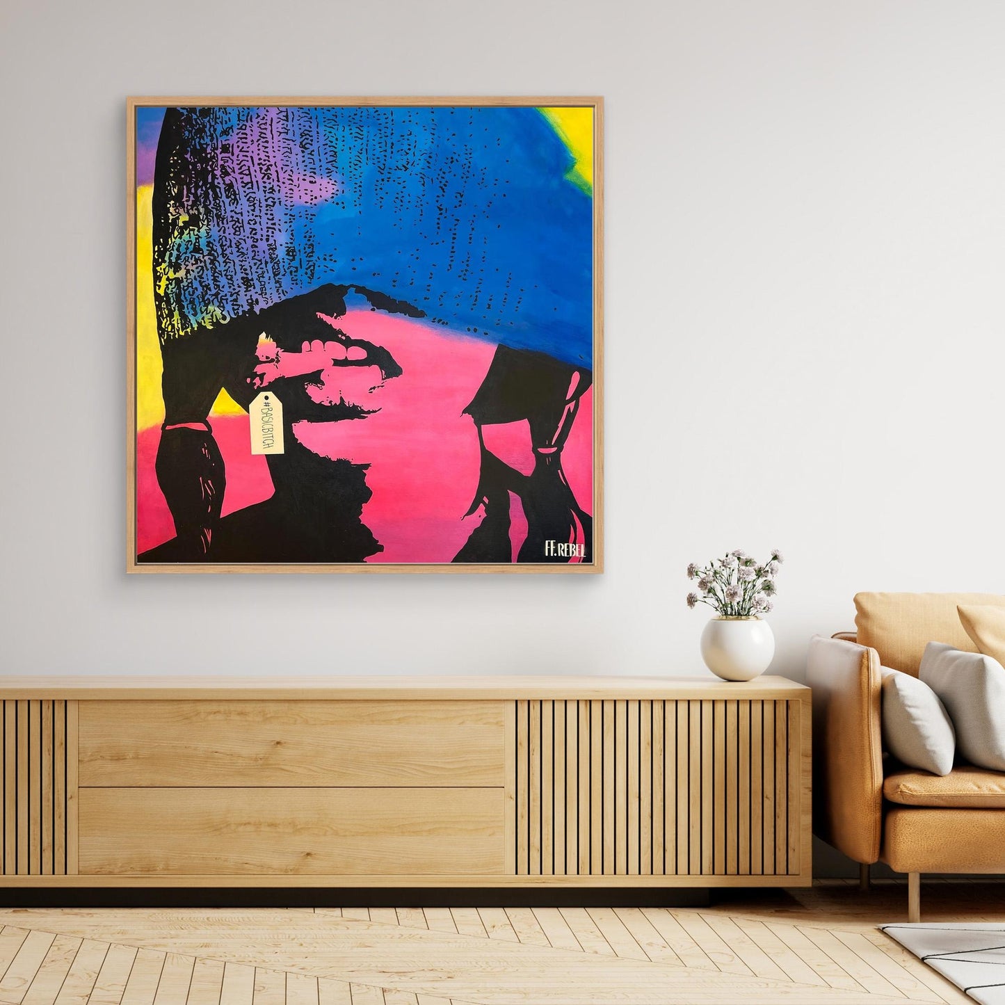 Canvas Print: "Basic Bitch"